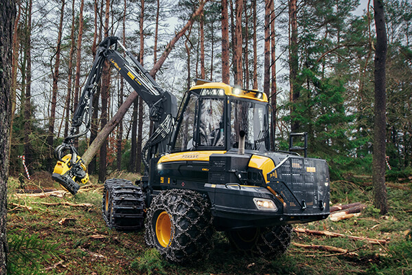 Harvester PONSSE Beaver im Einsatz