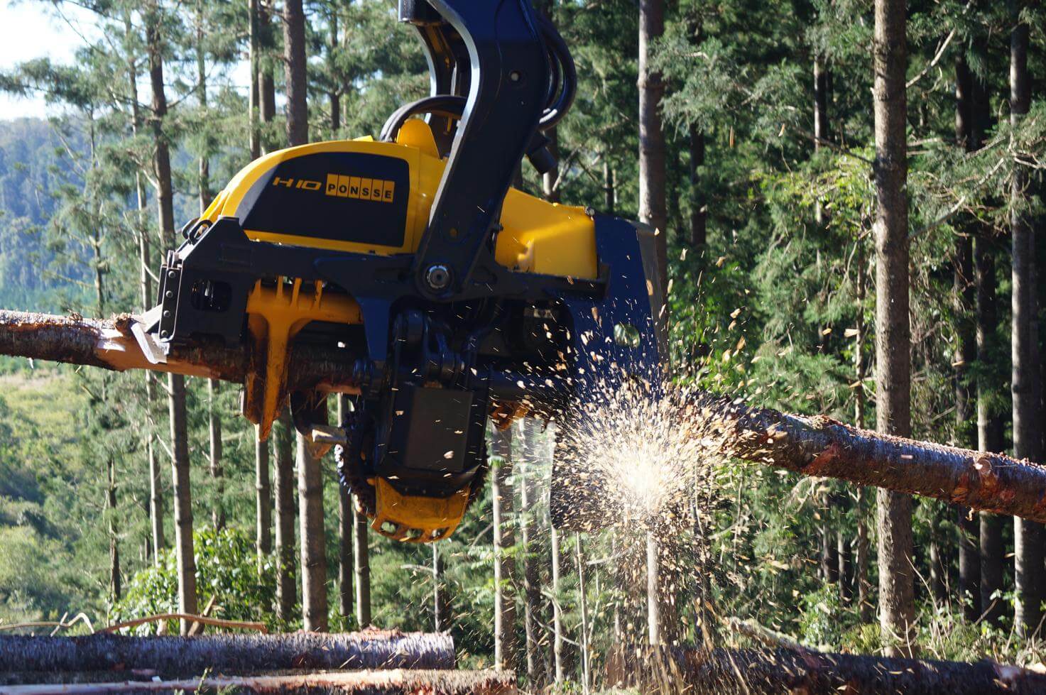 PONSSE H10 Aggregat bei Wahlers Forsttechnik