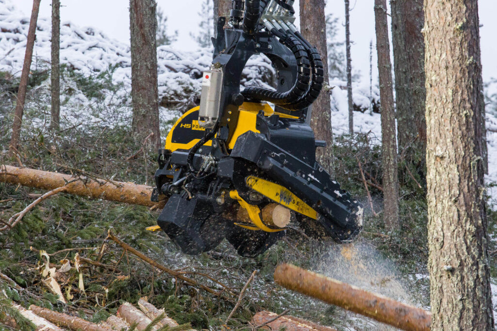 PONSSE H5 Aggregat bei Wahlers Forsttechnik