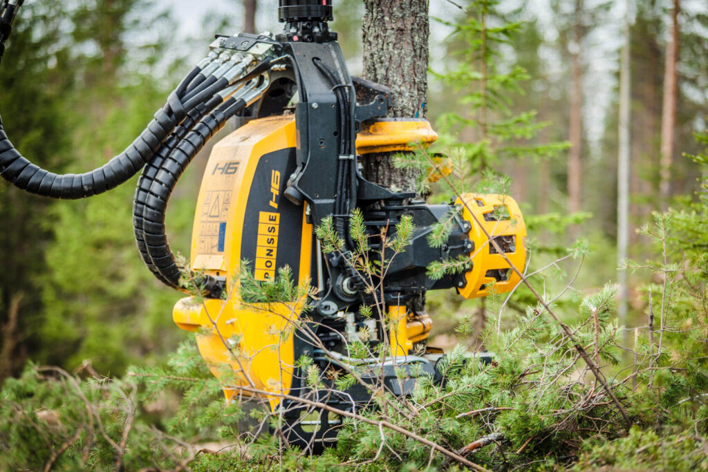 PONSSE H6 Aggregat bei Wahlers Forsttechnik