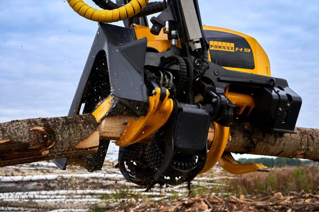 PONSSE H9 Aggregat bei Wahlers Forsttechnik