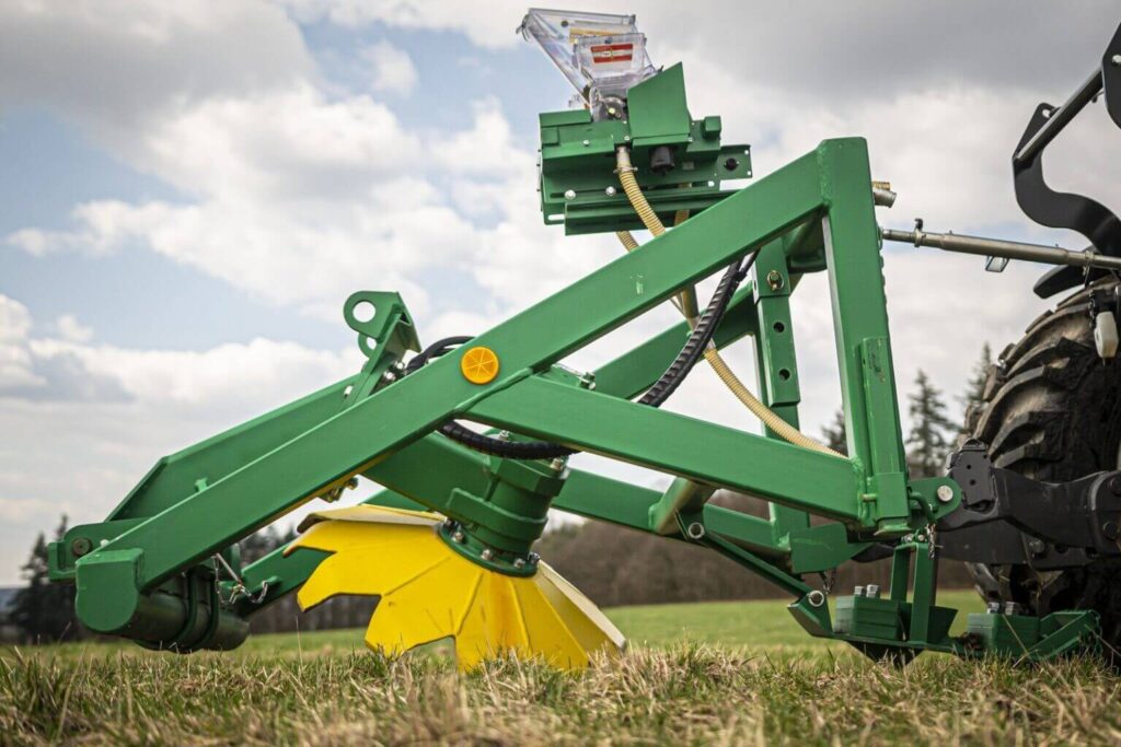 Sämaschine Lesni im Einsatz