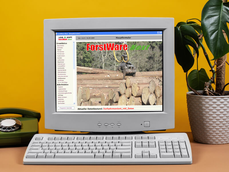 Erste Softwareprogrammierung für den Forst