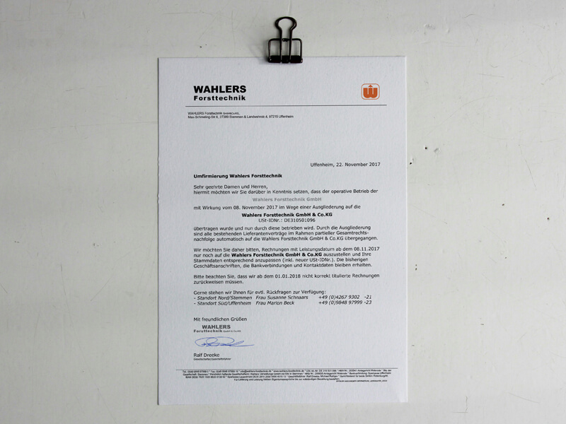 Umfirmierung