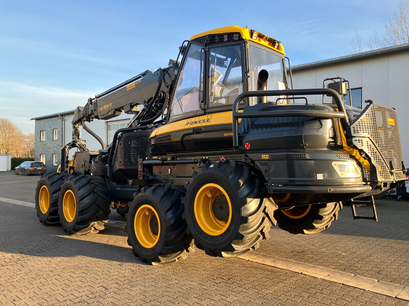 Herzog Forsttechnik Bogielift an PONSSE Ergo im Test