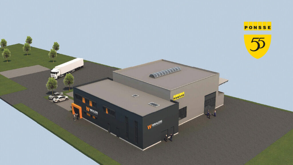 3D Skizze des neuen Wahlers Standortes in Temnitz