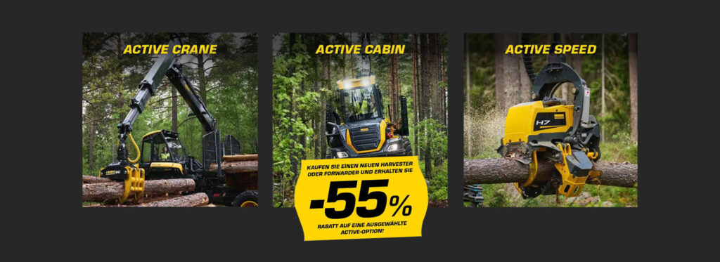 55 Jahre PONSSE, die Jubiläumsangebote