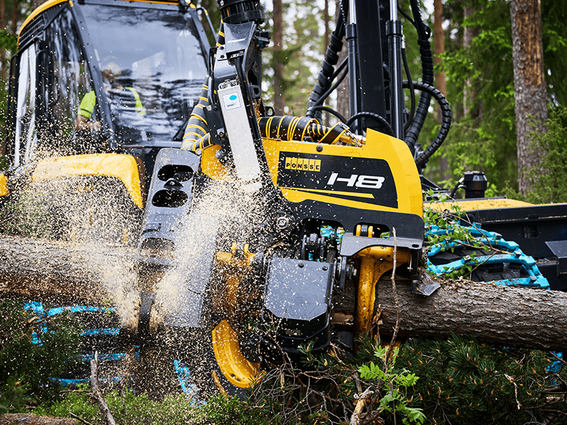 Das PONSSE New H8 Harvesteraggregat