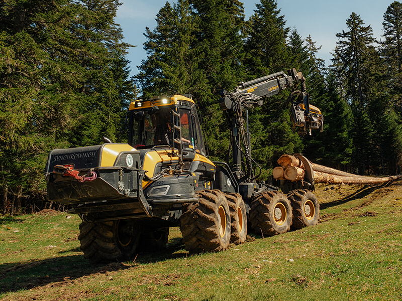 Herzog Forsttechnik Rückeaufbau
