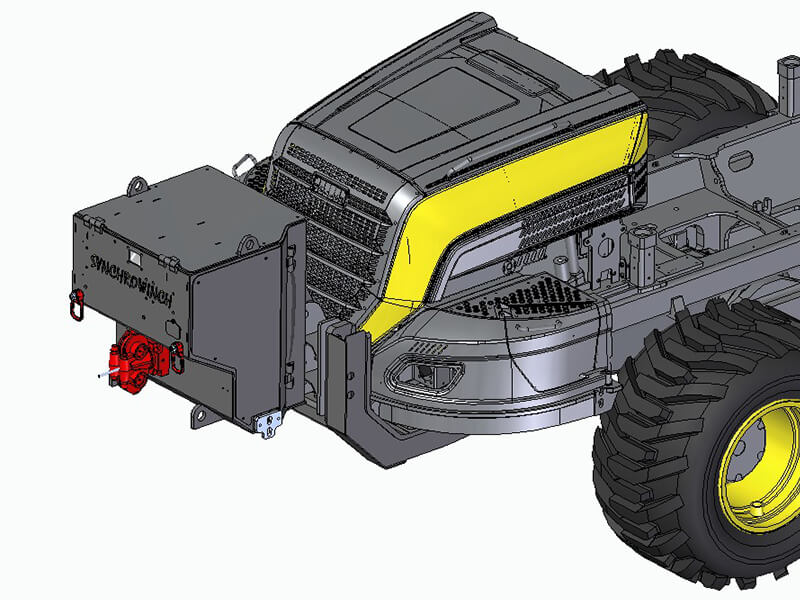 Die Kompaktwinde HSW9 HK von Herzog Forsttechnik