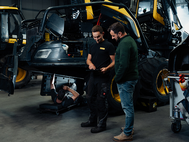 Für Wahlers Forsttechnik steht Service an oberster Stelle