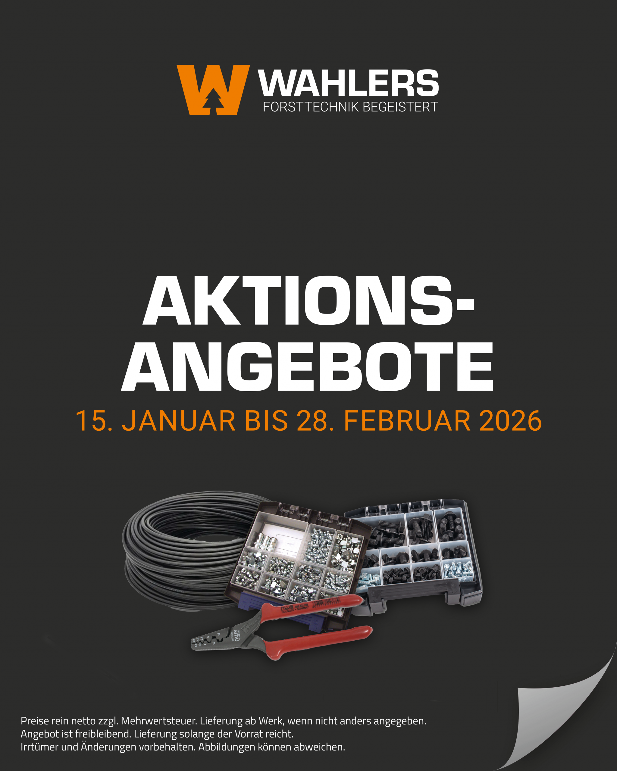 Aktionsangebote von Wahlers für den Januar und Februar 2026